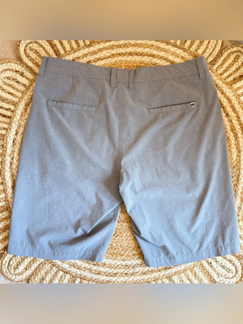 Travis Mathew Light Grey Flat Front Shorts